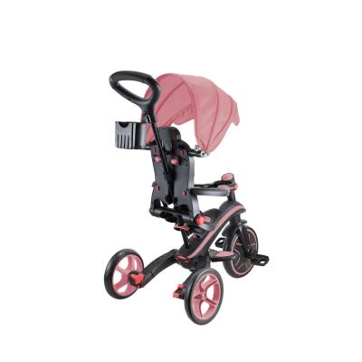 Велосипед дитячий GLOBBER серії EXPLORER TRIKE FOLDABLE 4в1, рожевий, до 20кг, 3 колеса