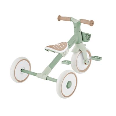 Велосипед дитячий GLOBBER серії LEARNING TRIKE 2в1 PLUS, фісташковий, до 20кг, 3 колеса