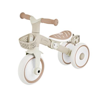 Велосипед дитячий GLOBBER серії LEARNING TRIKE 2в1 PLUS, кокос, до 20кг, 3 колеса