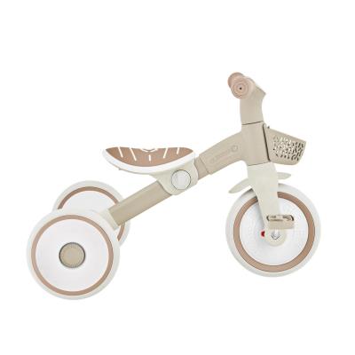Велосипед дитячий GLOBBER серії LEARNING TRIKE 2в1 PLUS, кокос, до 20кг, 3 колеса