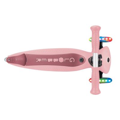 Самокат GLOBBER серії GO UP ACTIVE 360 пастельно-рожевий, до 20/50кг, 1+, колеса світяться