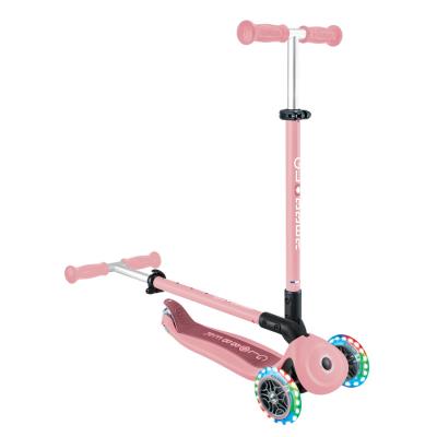 Самокат GLOBBER серії GO UP ACTIVE 360 пастельно-рожевий, до 20/50кг, 1+, колеса світяться