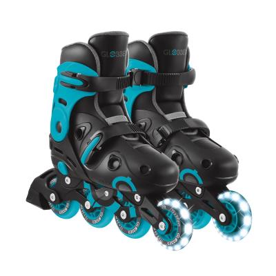 Роликові ковзани GLOBBER GO SCATES LIGHTS аква р.34-37, до 60кг, 5+