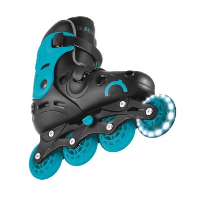 Роликові ковзани GLOBBER GO SCATES LIGHTS аква р.34-37, до 60кг, 5+