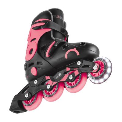 Роликові ковзани GLOBBER GO SCATES LIGHTS коралові р.34-37, до 60кг, 5+