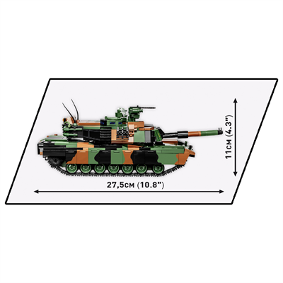 Конструктор COBI Танк M1A2 SEP v3 Абрамс, 1017 деталей