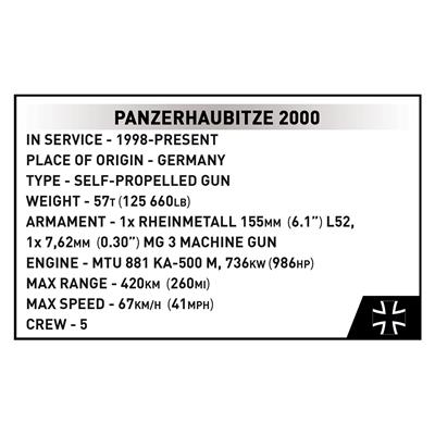 Конструктор COBI САУ PzH 2000, 1006 деталей