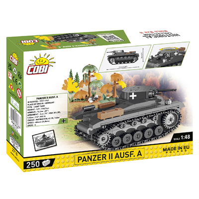 Конструктор COBI Друга Світова Війна Танк Panzer II, 250 деталей