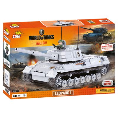 Конструктор COBI World Of Tanks Леопард I, 470  деталей