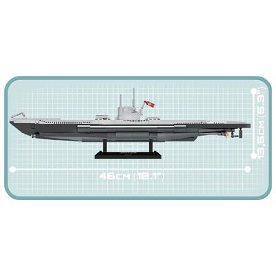Конструктор COBI Друга Світова Війна Підводний човен U-47, 422  деталей