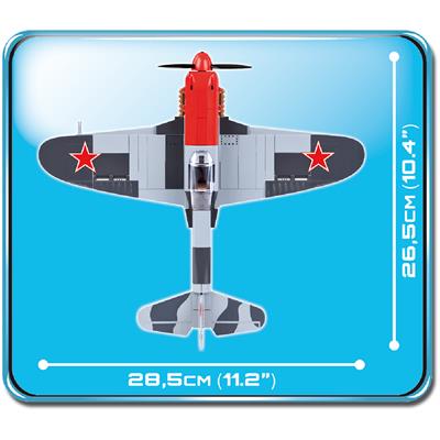 Конструктор COBI Друга Світова Війна Літак Як-3, 235 деталей