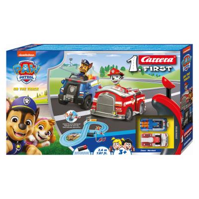 Автотрек Carrera First PAW PATROL - На трасі, довжина траси 2.4 м.