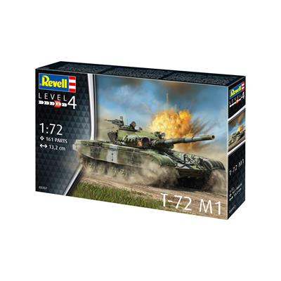 Збірна модель-копія Revell Танк Т-72 М1 рівень 4 масштаб 1:72