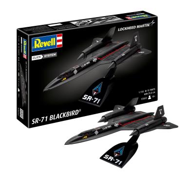 Збірна модель-копія Revell модель літак Lockheed SR-71 Blackbird®, рів 2, м: 1:110