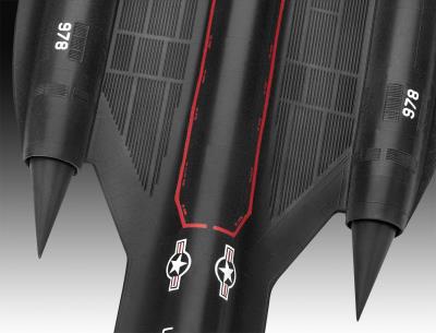 Збірна модель-копія Revell модель літак Lockheed SR-71 Blackbird®, рів 2, м: 1:110