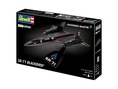 Збірна модель-копія Revell модель літак Lockheed SR-71 Blackbird®, рів 2, м: 1:110