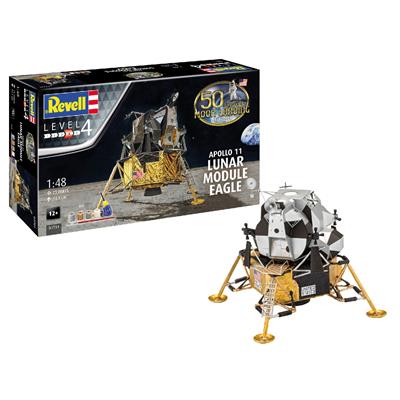 Збірна модель-копія Revell набір Місячний модуль Орел місії Аполлон 11 рівень 4 масштаб 1:48