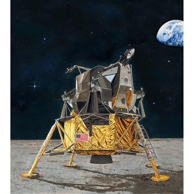 Збірна модель-копія Revell набір Місячний модуль Орел місії Аполлон 11 рівень 4 масштаб 1:48