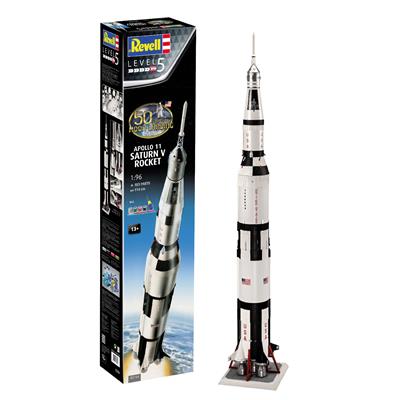 Збірна модель-копія Revell набір Ракета-носій Сатурн V місії Аполлон 11 рівень 5 масштаб 1:96