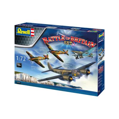 Збірна модель-копія Revell На честь 85-річчя Битви за Британію 4 літаки, рів 5, м: 1:72
