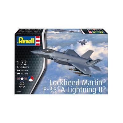 Збірна модель-копія Revell Літак Lockheed Martin F-35A Lightning II, рів 4, м: 1:72
