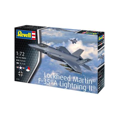 Збірна модель-копія Revell Літак Lockheed Martin F-35A Lightning II, рів 4, м: 1:72