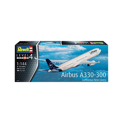 Збірна модель-копія Revell Літак Airbus A330-300 Lufthansa рівень 4 масштаб 1:144