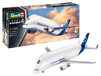 Збірна модель-копія Revell модель літак Airbus A300-600ST 'Beluga', рів 4, м: 1:144