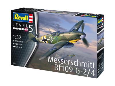 Збірна модель-копія Revell модель літак Messerschmitt Bf109 G-2/4, рів 5, м: 1:32
