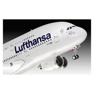 Збірна модель-копія Revell Літак Airbus A380-800 'Lufthansa' нова ліврея, рів 5, м: 1:144