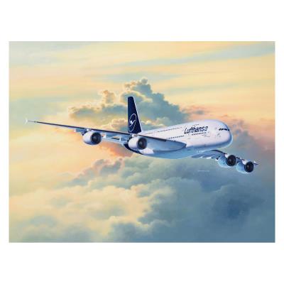 Збірна модель-копія Revell Літак Airbus A380-800 'Lufthansa' нова ліврея, рів 5, м: 1:144