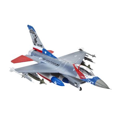 Збірна модель-копія Revell Винищувач F-16C Fighting Falcon рівень 4 масштаб 1:144