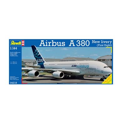 Збірна модель-копія Revell Літак Airbus A380 Перший політ рівень 5 масштаб 1:144