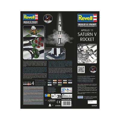 Збірна модель-копія Revell Ракета-носій Apollo 11 Saturn V, рів 4, м: 1:144
