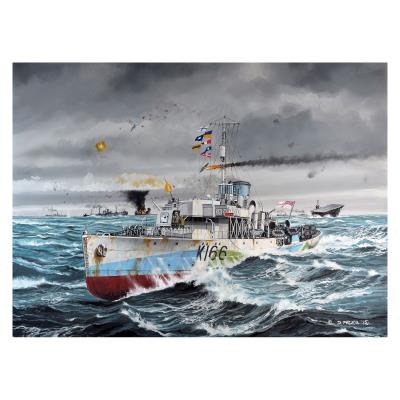 Збірна модель-копія Revell Корвет класу Флауер «HMCS Snowberry», рів 5, м: 1:144