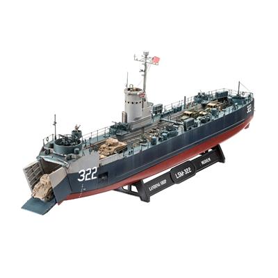 Збірна модель-копія Revell Американьский середній десантний корабель рівень 4 масштаб 1:144