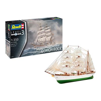 Збірна модель-копія Revell Корабель «Gorch Fock», рів 3, м: 1:350