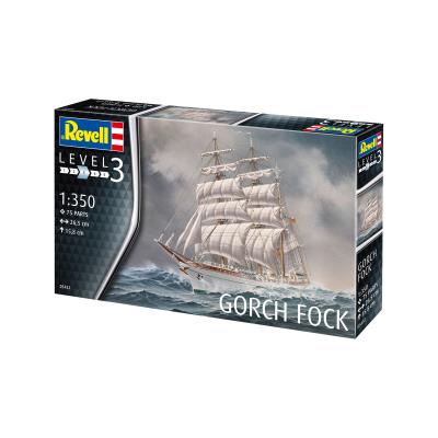 Збірна модель-копія Revell Корабель «Gorch Fock», рів 3, м: 1:350