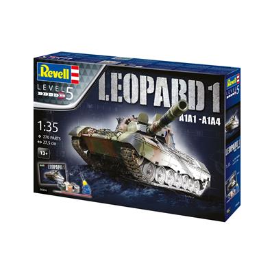 Збірна модель-копія Revell набір Танк Leopard 1 A1A1-A1A4 рівень 5 масштаб 1:35