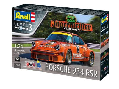 Збірна модель-копія Revell набір До 50 річниці автомобіль Porsche 934 RSR, рів 3, м: 1:24