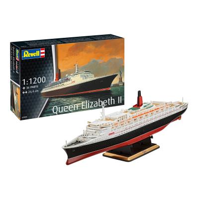 Збірна модель-копія Revell Корабель Queen Elizabeth II, рів 4, м: 1:1200