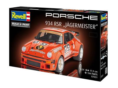 Збірна модель-копія Revell модель автомобіль Porsche 934 RSR 'Jägermeister', рів 3, м: 1:24