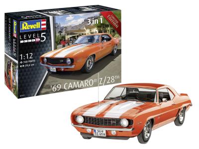 Збірна модель-копія Revell модель автомобіль Chevrolet '69 Camaro® Z/28™, рів 5, м: 1:12