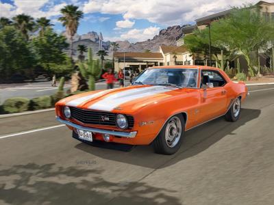 Збірна модель-копія Revell модель автомобіль Chevrolet '69 Camaro® Z/28™, рів 5, м: 1:12