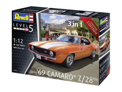 Збірна модель-копія Revell модель автомобіль Chevrolet '69 Camaro® Z/28™, рів 5, м: 1:12
