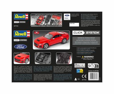 Збірна модель-копія Revell модель автомобіль Ford Mustang GT 2024, рів 2, м: 1:25