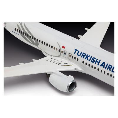 Збірна модель-копія Revell набір Літак Boeing 737-800 'Turkish Airlines', рів 4, м: 1:144