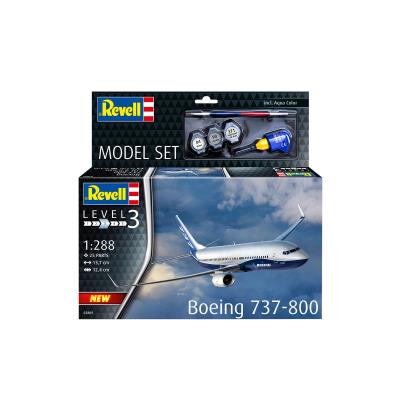 Збірна модель-копія Revell набір Літак Boeing 737-800, рів 3, м: 1:288