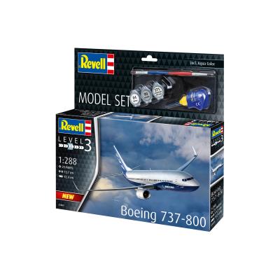 Збірна модель-копія Revell набір Літак Boeing 737-800, рів 3, м: 1:288
