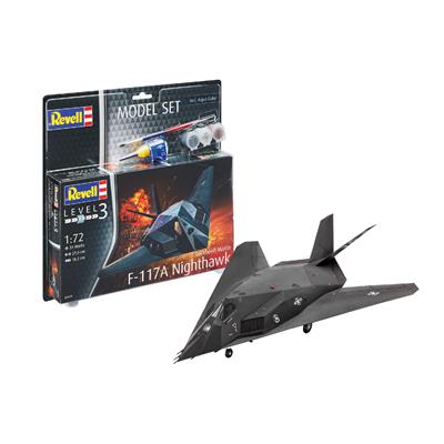 Збірна модель-копія Revell набір Винищувач F-117 «Дрімлюга» рівень 3 масштаб 1:72